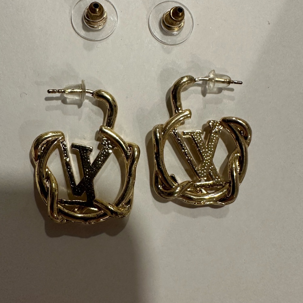 Gold Designer Earrings